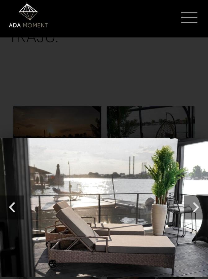 Ada Moment Splav- Kuca Na Reci Beograd- Floating House On Sava River ,베오그라드 외부 사진